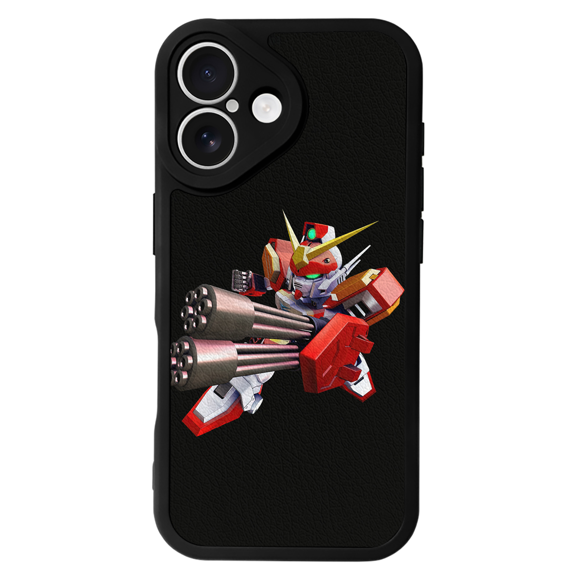 （画像用） 機動戦士ガンダム Mobile Suit Gundam 【iPhone 16シリーズ対応】シリコンスマホケース（レザー調） 材質：シリコン